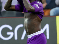 Moise Kean of ACF Fiorentina during the Italian Serie A football match between ACF Fiorentina and Hellas Verona FC ,on November 10 , 2024 at...