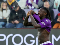 Moise Kean of ACF Fiorentina during the Italian Serie A football match between ACF Fiorentina and Hellas Verona FC ,on November 10 , 2024 at...