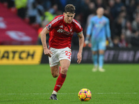 Ryan Yates of Nottingham Forest runs with the ball during the Premier League match between Nottingham Forest and Newcastle United at the Cit...