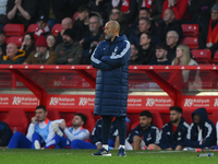 Nuno Espirito Santo, Nottingham Forest head coach, looks on during the Premier League match between Nottingham Forest and Newcastle United a...