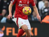 James Ward-Prowse of Nottingham Forest plays during the Premier League match between Nottingham Forest and Newcastle United at the City Grou...