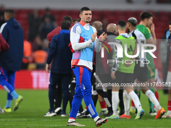 Morato of Nottingham Forest looks dejected after a defeat during the Premier League match between Nottingham Forest and Newcastle United at...