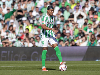 Natan Bernardo de Souza of Real Betis controls the ball during the La Liga EA Sport match between Real Betis and RC Celta de Vigo at Benito...