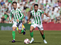 Pablo Fornals of Real Betis runs with the ball during the La Liga EA Sport match between Real Betis and RC Celta de Vigo at Benito Villamari...