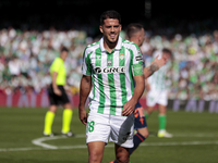 Pablo Fornals of Real Betis reacts to a missed opportunity during the La Liga EA Sport match between Real Betis and RC Celta de Vigo at Beni...