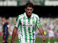 Pablo Fornals of Real Betis participates in the La Liga EA Sport match between Real Betis and RC Celta de Vigo at Benito Villamarin in Sevil...