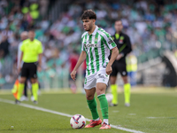 Ez Abde of Real Betis controls the ball during the La Liga EA Sport match between Real Betis and RC Celta de Vigo at Benito Villamarin in Se...