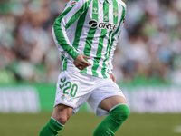 Giovani Lo Celso of Real Betis is in action during the La Liga EA Sport match between Real Betis and RC Celta de Vigo at Benito Villamarin i...