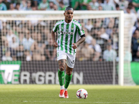 Natan Bernardo de Souza of Real Betis runs with the ball during the La Liga EA Sport match between Real Betis and RC Celta de Vigo at Benito...