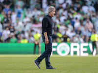 Manuel Pellegrini, head coach of Real Betis, is present during the La Liga EA Sport match between Real Betis and RC Celta de Vigo at Benito...