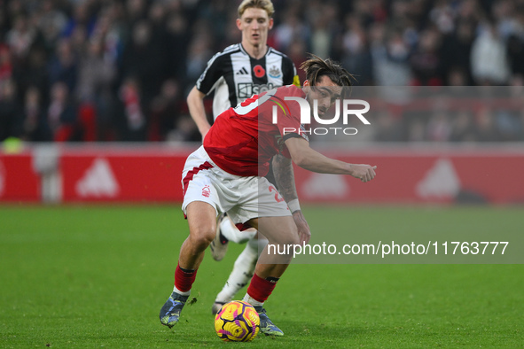 Murillo of Nottingham Forest participates in the Premier League match between Nottingham Forest and Newcastle United at the City Ground in N...