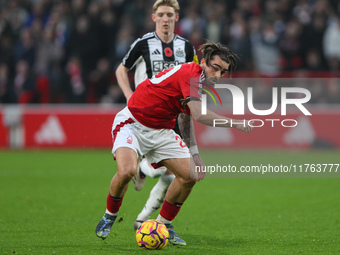 Murillo of Nottingham Forest participates in the Premier League match between Nottingham Forest and Newcastle United at the City Ground in N...