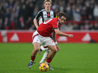 Murillo of Nottingham Forest participates in the Premier League match between Nottingham Forest and Newcastle United at the City Ground in N...