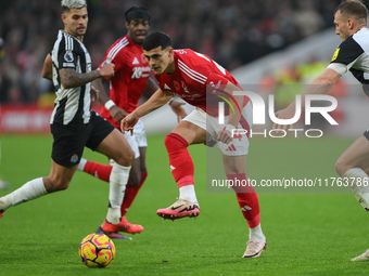 Ram?n Sosa of Nottingham Forest is in action during the Premier League match between Nottingham Forest and Newcastle United at the City Grou...