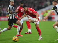 Ram?n Sosa of Nottingham Forest is in action during the Premier League match between Nottingham Forest and Newcastle United at the City Grou...