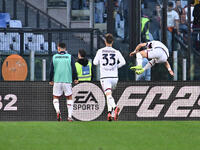 Riccardo Orsolini of Bologna F.C. celebrates after scoring the goal to make it 1-2 during the 12th day of the Serie A Championship between A...