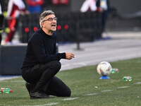 Ivan Juric coaches A.S. Roma during the 12th day of the Serie A Championship between A.S. Roma and Bologna F.C. at the Olympic Stadium in Ro...