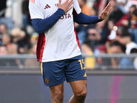 Mats Hummels of A.S. Roma participates in the 12th day of the Serie A Championship between A.S. Roma and Bologna F.C. at the Olympic Stadium...