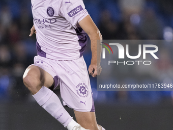 Silvi Clua of Girona participates in the La Liga 2024/25 match between Getafe and Girona at Coliseum Stadium in Madrid, Spain, on November 1...