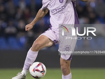 Silvi Clua of Girona participates in the La Liga 2024/25 match between Getafe and Girona at Coliseum Stadium in Madrid, Spain, on November 1...