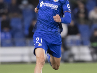 Juan Iglesias of Getafe is in action during the La Liga 2024/25 match between Getafe and Girona at Coliseum Stadium in Madrid, Spain, on Nov...