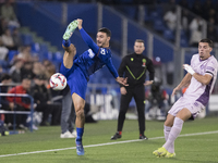 Juan Iglesias of Getafe is in action during the La Liga 2024/25 match between Getafe and Girona at Coliseum Stadium in Madrid, Spain, on Nov...