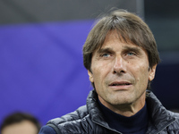 Antonio Conte is present during the Serie A 2024-2025 match between Inter and Napoli in Milano, Italy, on November 10, 2024. (