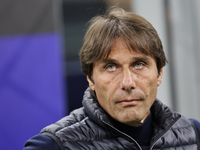 Antonio Conte is present during the Serie A 2024-2025 match between Inter and Napoli in Milano, Italy, on November 10, 2024. (