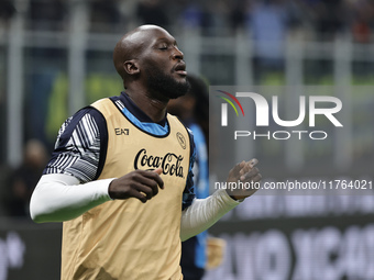 Romelu Lukaku participates in the Serie A 2024-2025 match between Inter and Napoli in Milano, Italy, on November 10, 2024. (