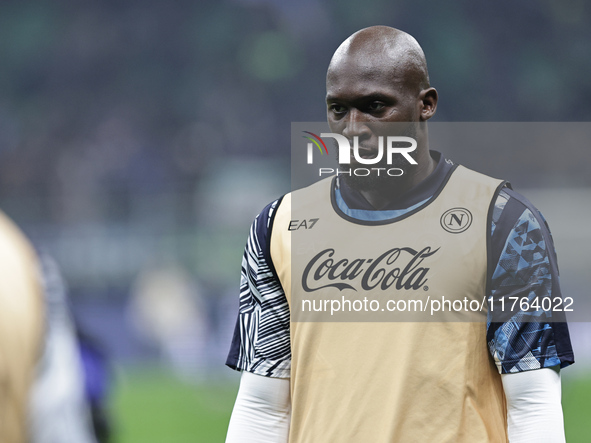 Romelu Lukaku participates in the Serie A 2024-2025 match between Inter and Napoli in Milano, Italy, on November 10, 2024. 