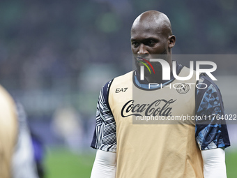 Romelu Lukaku participates in the Serie A 2024-2025 match between Inter and Napoli in Milano, Italy, on November 10, 2024. (