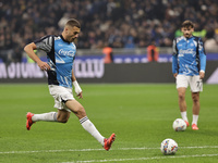 Alessandro Buongiorno participates in the Serie A 2024-2025 match between Inter and Napoli in Milano, Italy, on November 10, 2024. (