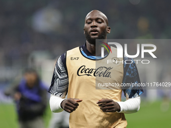 Romelu Lukaku participates in the Serie A 2024-2025 match between Inter and Napoli in Milano, Italy, on November 10, 2024. (