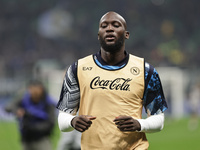 Romelu Lukaku participates in the Serie A 2024-2025 match between Inter and Napoli in Milano, Italy, on November 10, 2024. (