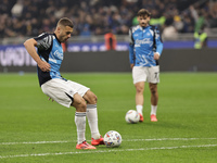 Alessandro Buongiorno participates in the Serie A 2024-2025 match between Inter and Napoli in Milano, Italy, on November 10, 2024. (