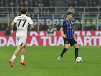 Benjamin Pavard participates in the Serie A 2024-2025 match between Inter and Napoli in Milano, Italy, on November 10, 2024. (