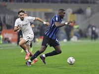 Marcus Thuram participates in the Serie A 2024-2025 match between Inter and Napoli in Milano, Italy, on November 10, 2024. (