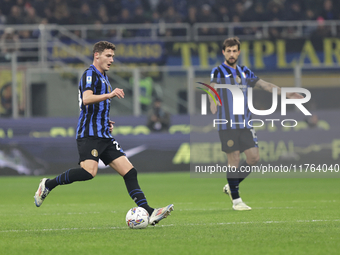 Benjamin Pavard participates in the Serie A 2024-2025 match between Inter and Napoli in Milano, Italy, on November 10, 2024. (