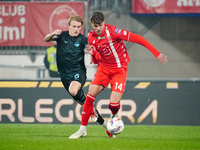 Daniel Maldini (AC Monza) and Nicolo' Rovella (SS Lazio) participate in the Italian championship Serie A football match between AC Monza and...