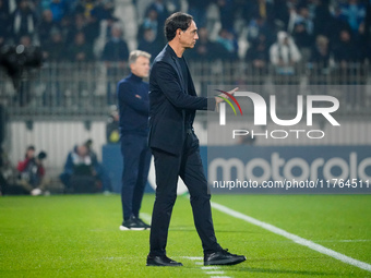 The head coach Alessandro Nesta (AC Monza) is present during the Italian championship Serie A football match between AC Monza and SS Lazio i...