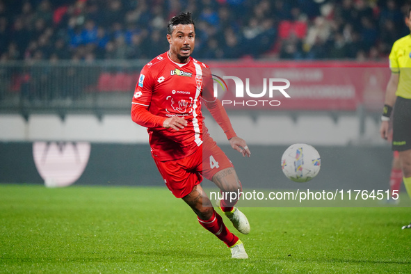 Armando Izzo (AC Monza) participates in the Italian championship Serie A football match between AC Monza and SS Lazio at U-Power Stadium in...