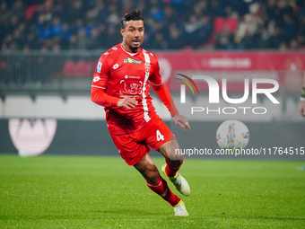 Armando Izzo (AC Monza) participates in the Italian championship Serie A football match between AC Monza and SS Lazio at U-Power Stadium in...