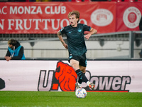 Nicolo' Rovella (SS Lazio) participates in the Italian championship Serie A football match between AC Monza and SS Lazio at U-Power Stadium...