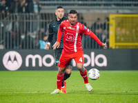 Armando Izzo (AC Monza) participates in the Italian championship Serie A football match between AC Monza and SS Lazio at U-Power Stadium in...