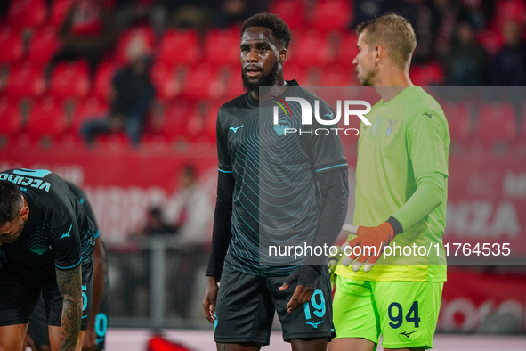 Boulaye Dia (SS Lazio) participates in the Italian championship Serie A football match between AC Monza and SS Lazio at U-Power Stadium in M...