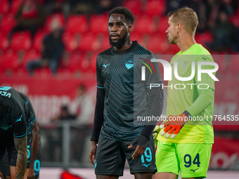 Boulaye Dia (SS Lazio) participates in the Italian championship Serie A football match between AC Monza and SS Lazio at U-Power Stadium in M...