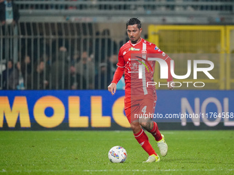 Armando Izzo (AC Monza) participates in the Italian championship Serie A football match between AC Monza and SS Lazio at U-Power Stadium in...