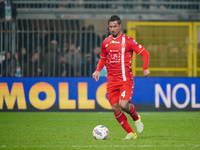 Armando Izzo (AC Monza) participates in the Italian championship Serie A football match between AC Monza and SS Lazio at U-Power Stadium in...