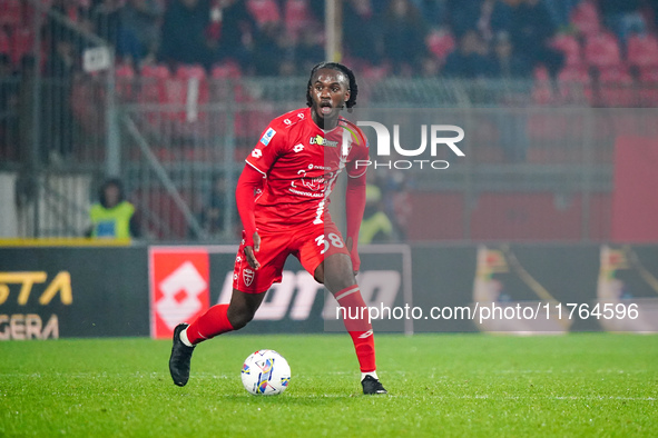 Warren Bondo (AC Monza) participates in the Italian championship Serie A football match between AC Monza and SS Lazio at U-Power Stadium in...