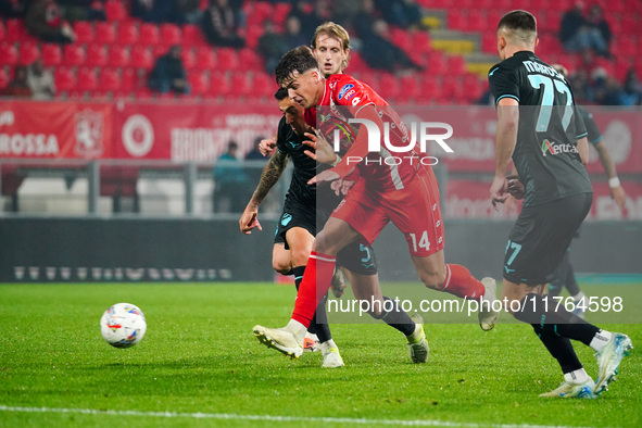 Daniel Maldini (AC Monza) participates in the Italian championship Serie A football match between AC Monza and SS Lazio in Monza, Italy, on...